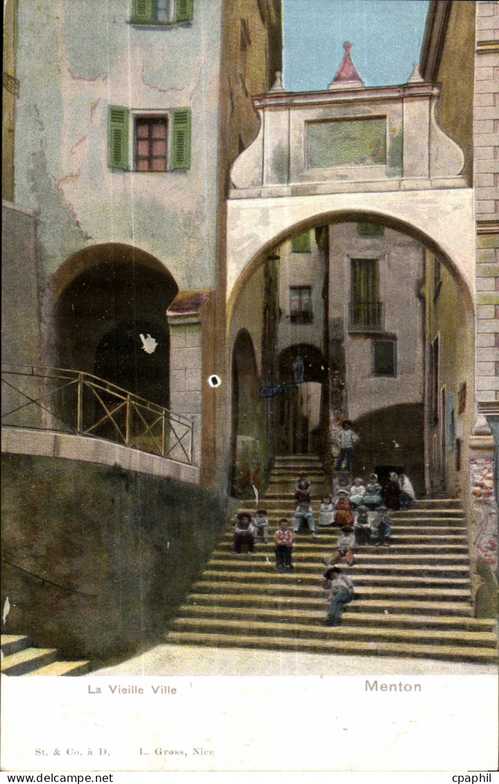 Menton - La Vieillie Ville - CPA
