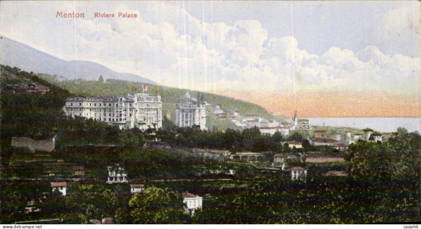 Menton - Riviera Palace - CPA