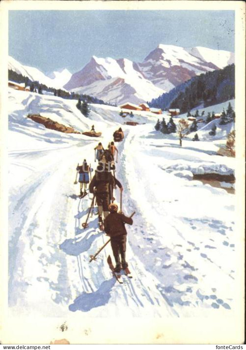 Menziken Kinder auf dem Weg zur Schule