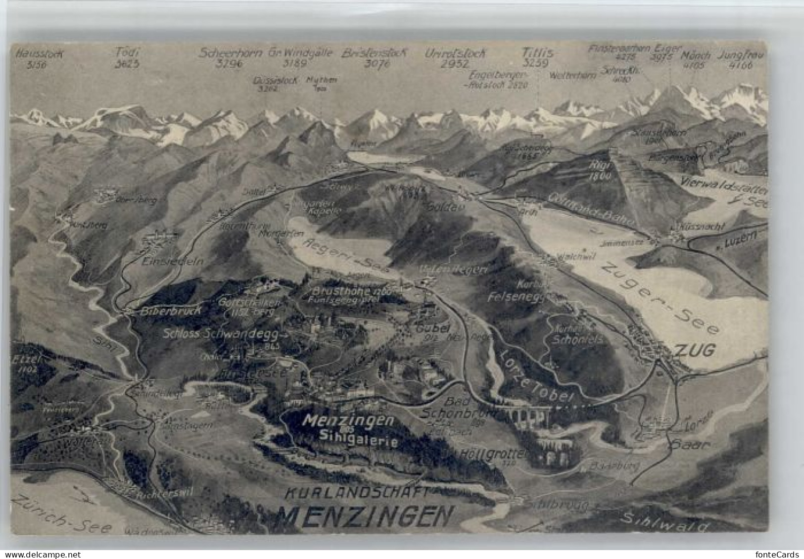 Menzingen  ZG Menzingen Fliegeraufnahme