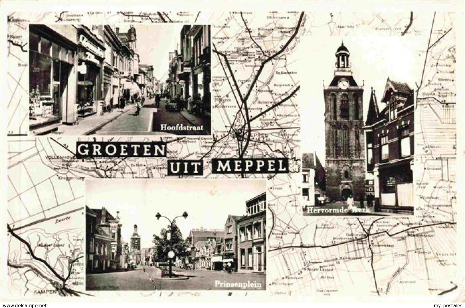 Meppel NL Hofdstraat Hermvormde Kerk Prinsenplein