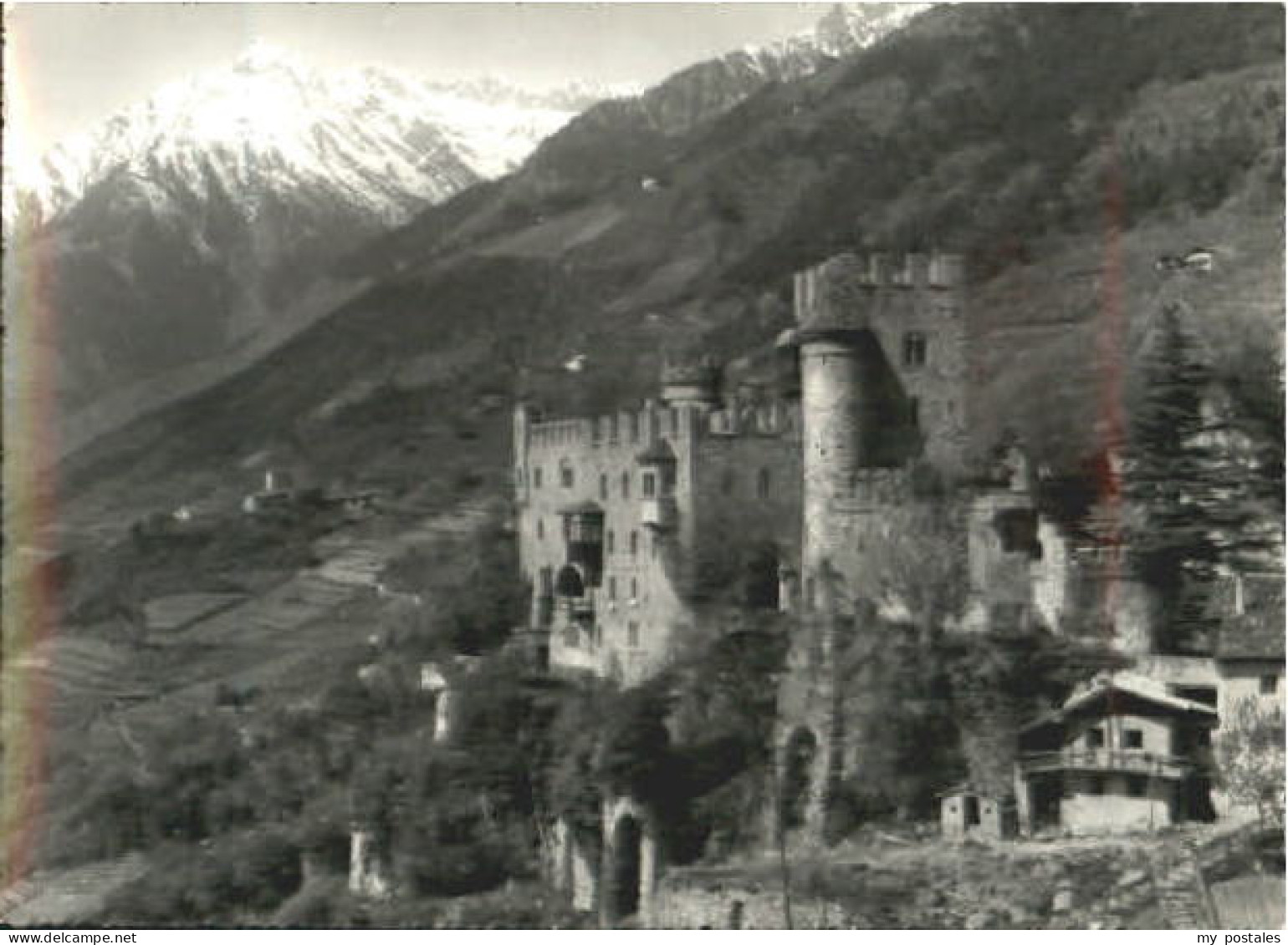 Merano Meran Merano Burg ungelaufen ca. 1965