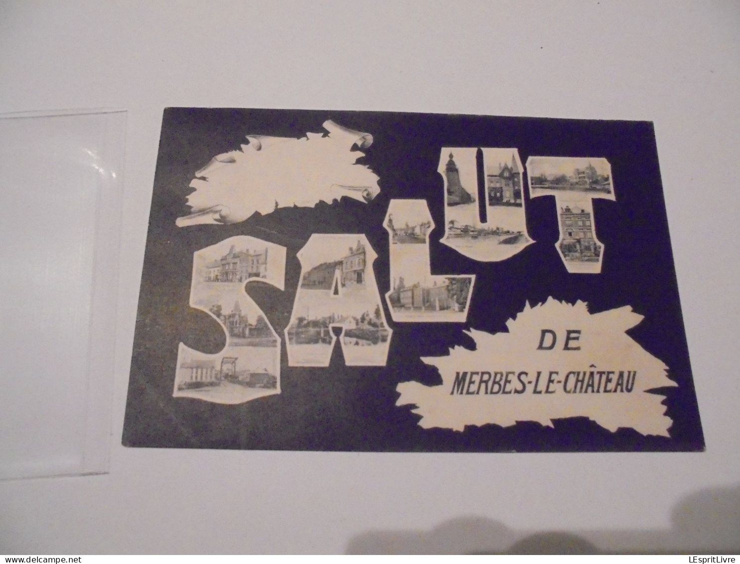 MERBES LE CHÂTEAU Salut de Merbes le Château Multivues Carte Postale  AK CP PK