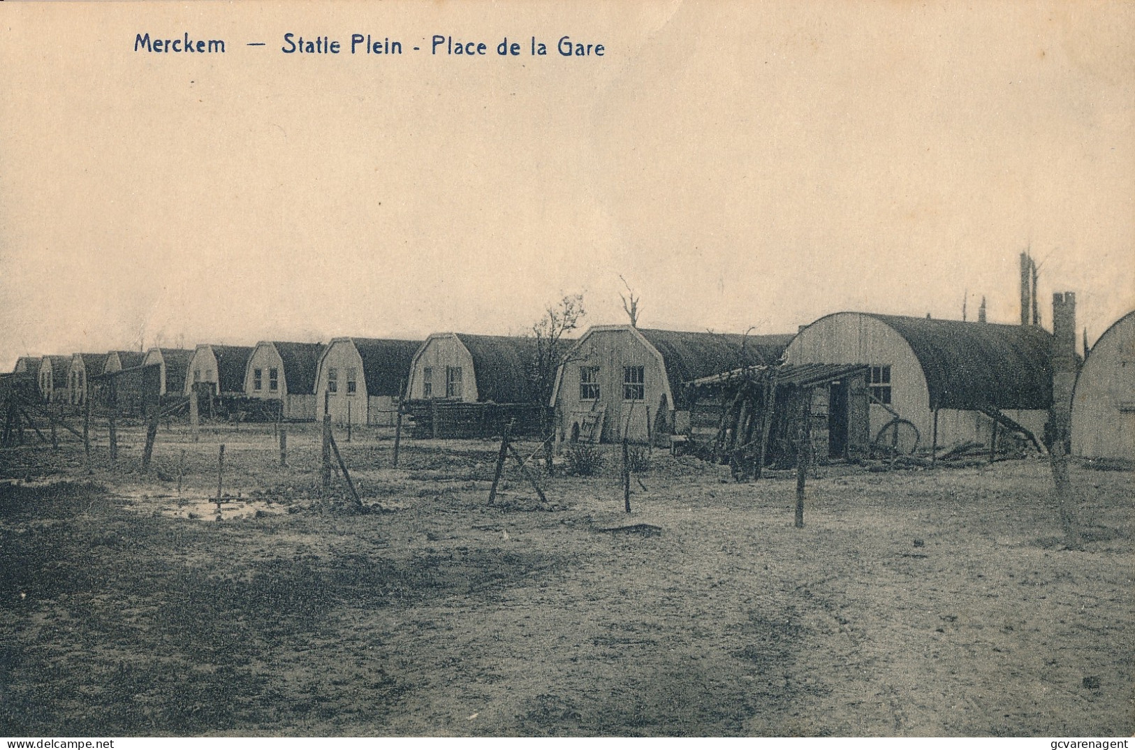 MERCKEM   HOUTHULST     STATIE PLEIN  PLACE DE LA GARE