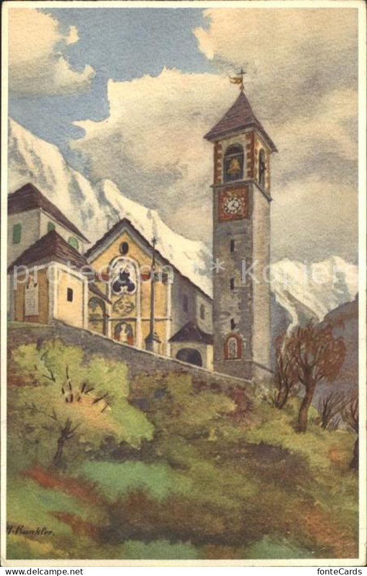 Mergoscia im Versascatal Kuenstlerkarte