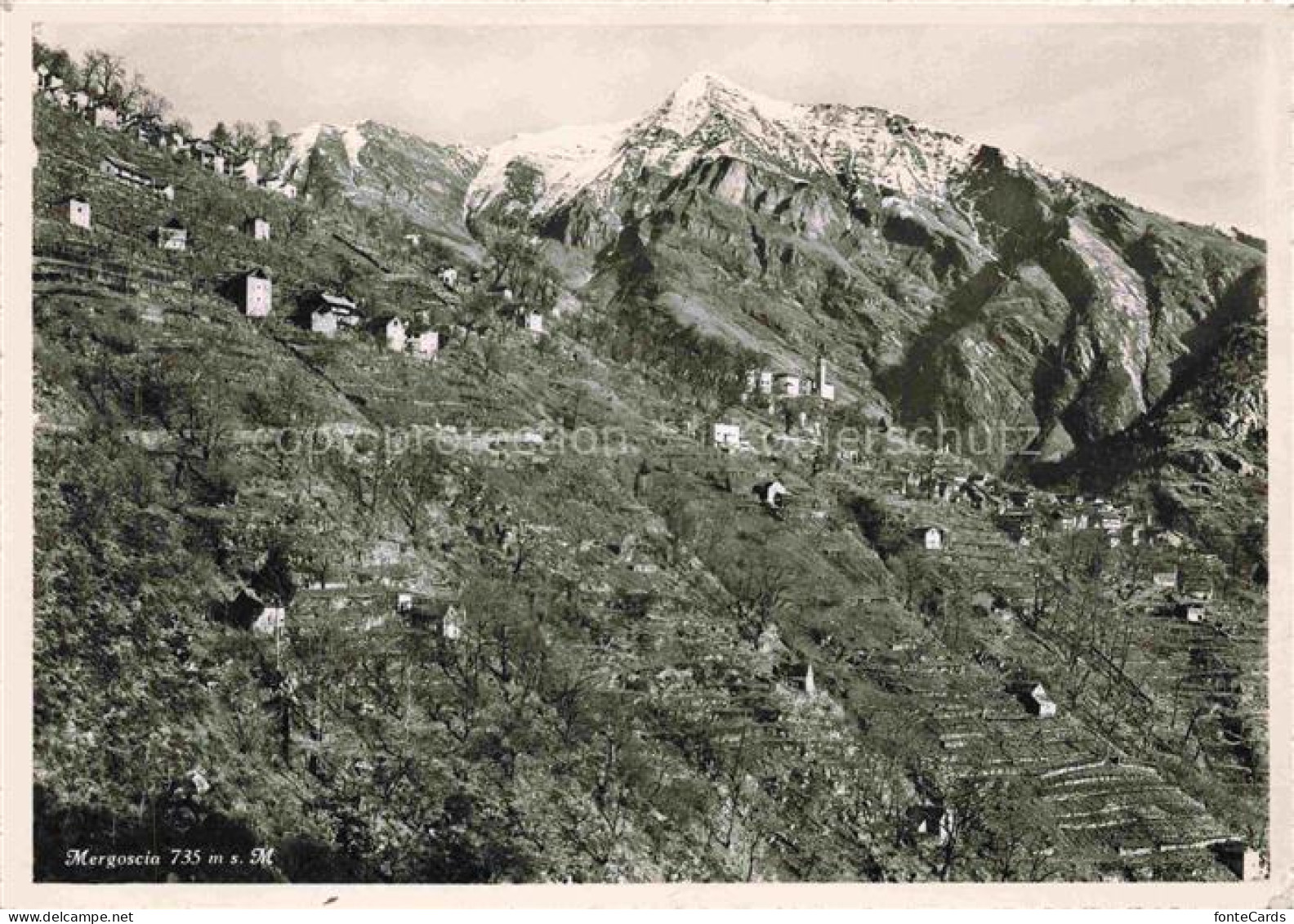 Mergoscia Locarno TI Fliegeraufnahme