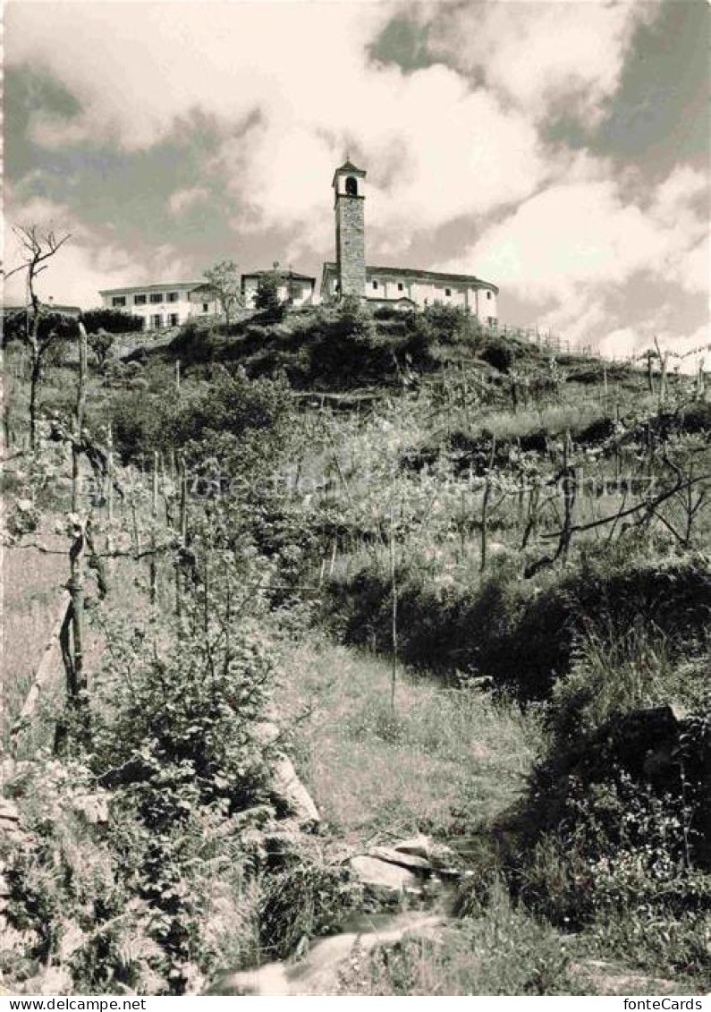 Mergoscia Locarno TI Panorama Kirche