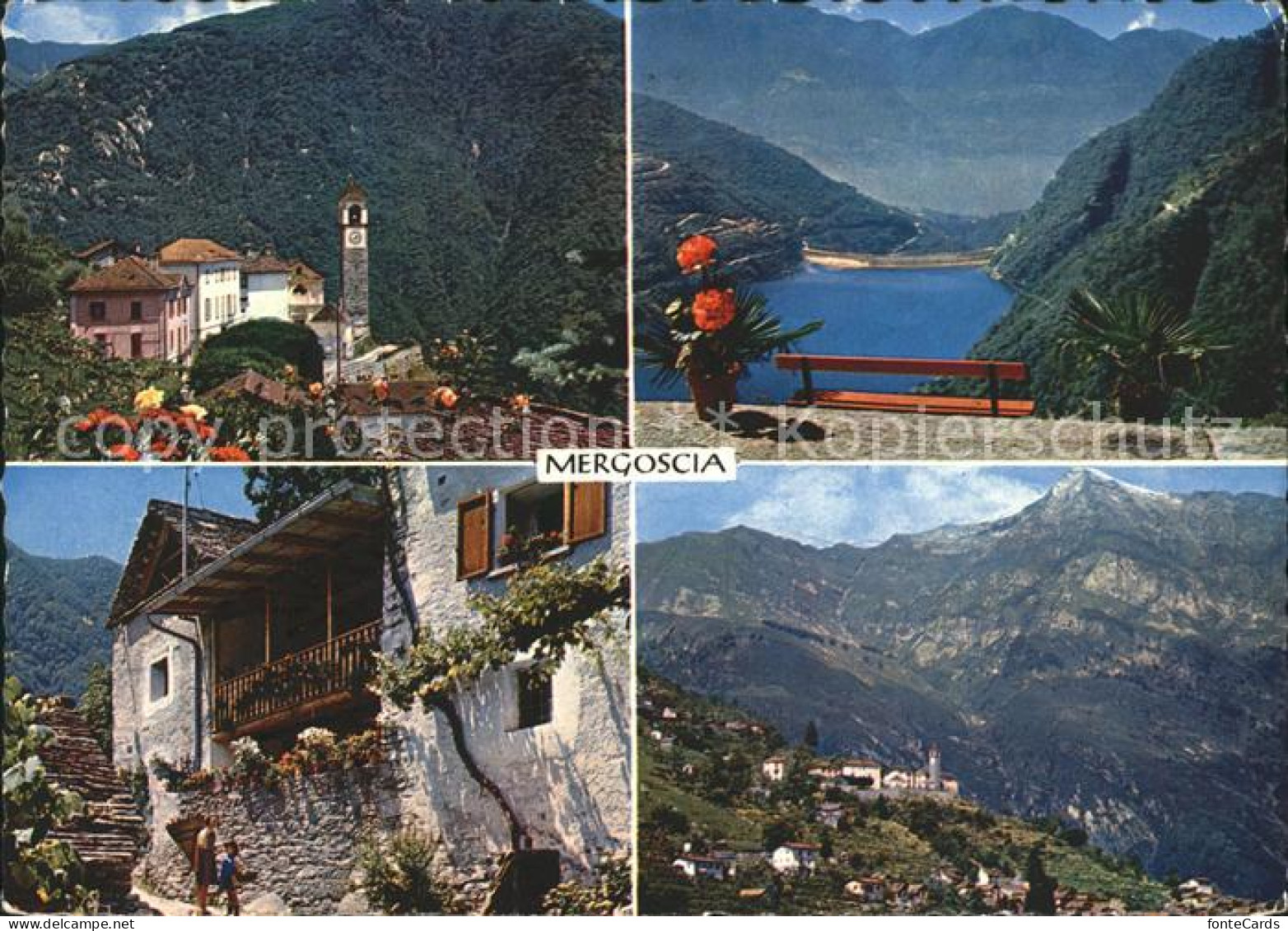 Mergoscia mit Lago Maggiore