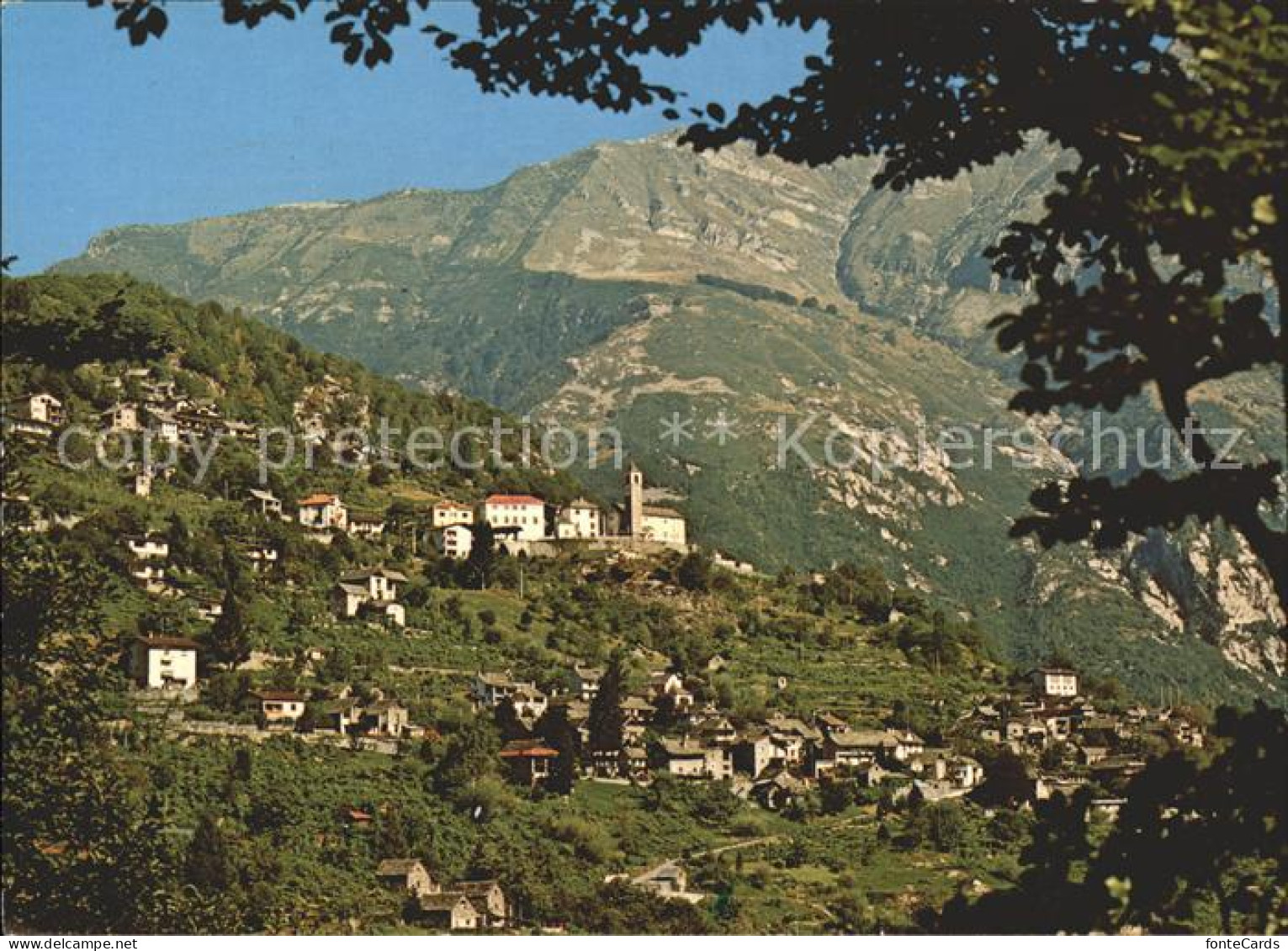 Mergoscia Ortsansicht