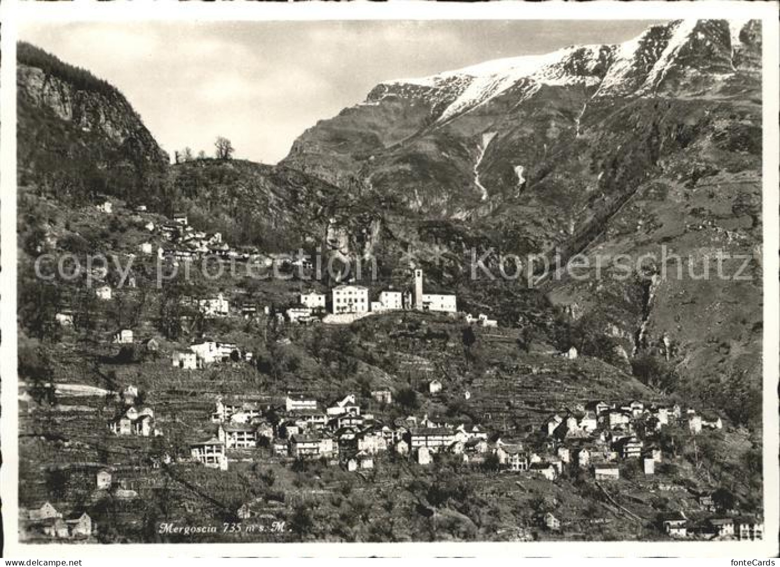 Mergoscia Totalansicht