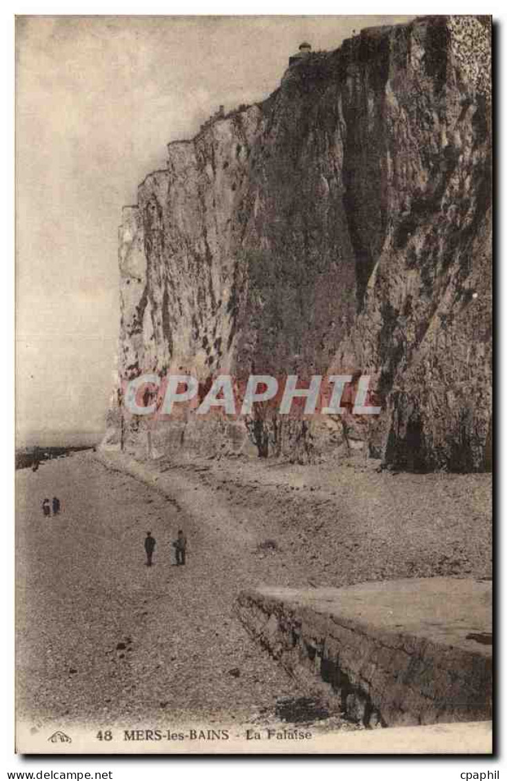 Mers les Bains CPA La falaise