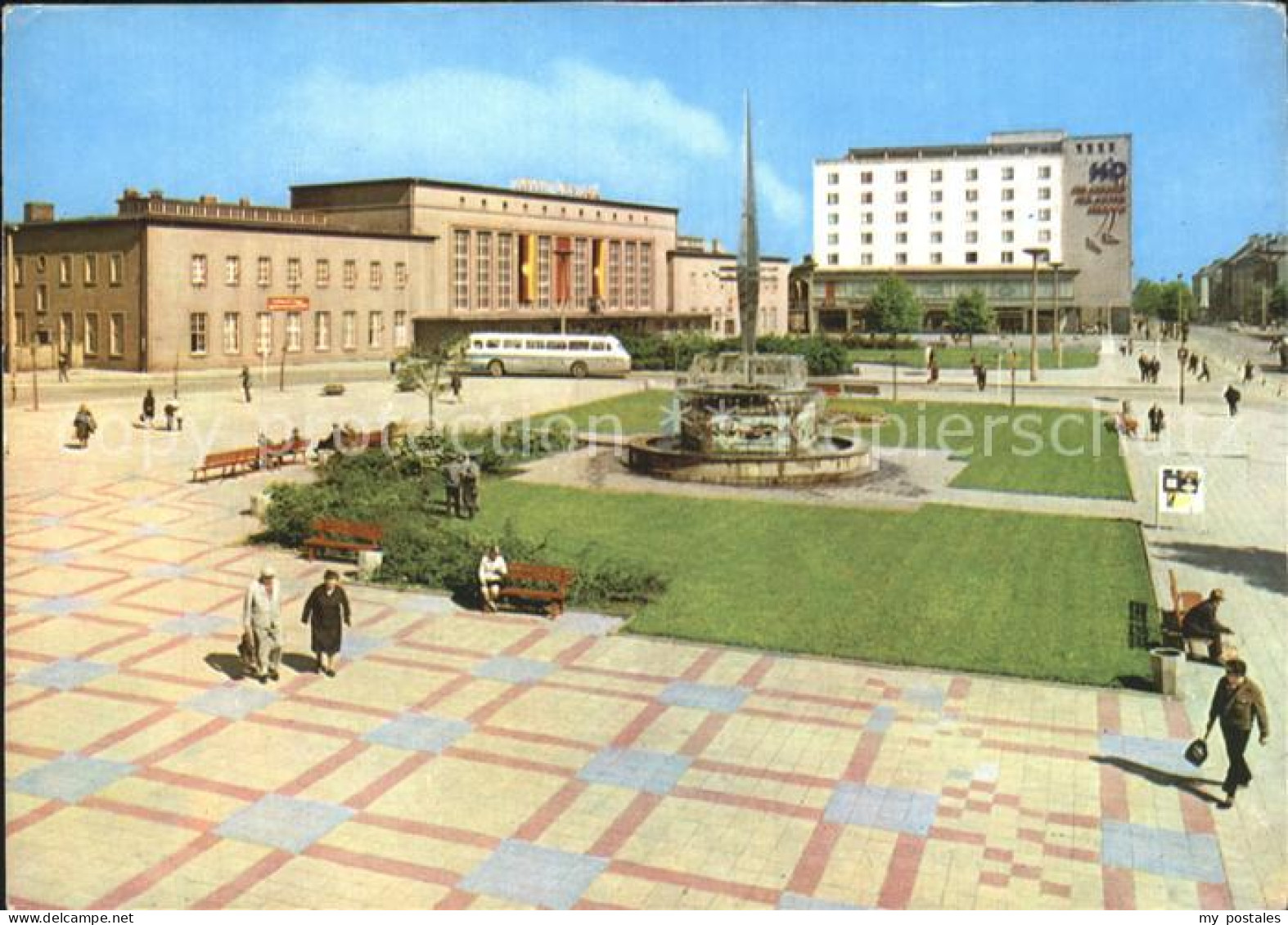 Merseburg Saale Gagarinplatz