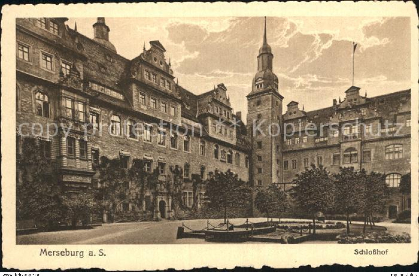 Merseburg Saale Schlosshof