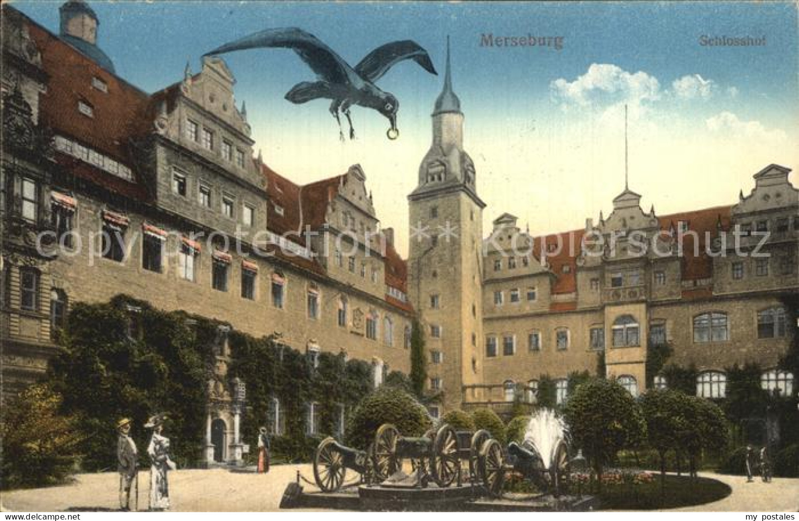 Merseburg Saale Schlosshof