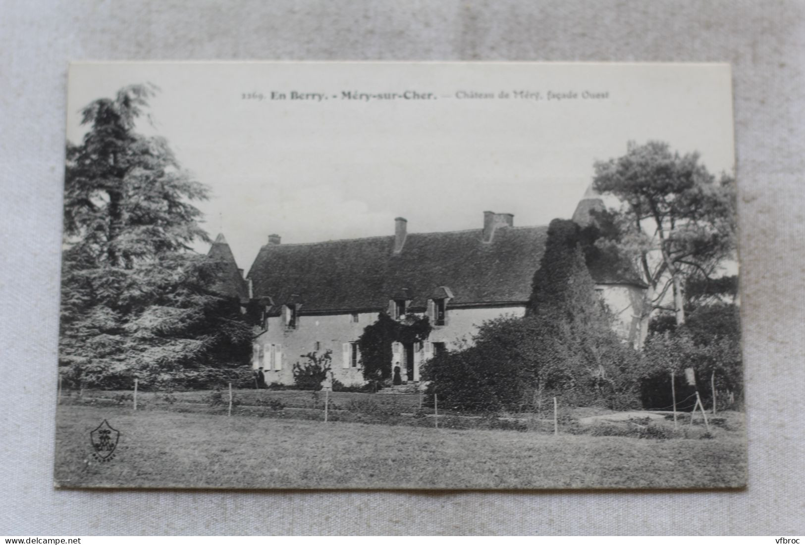 Méru sur Cher, Cher 18, château de Méry, façade Ouest