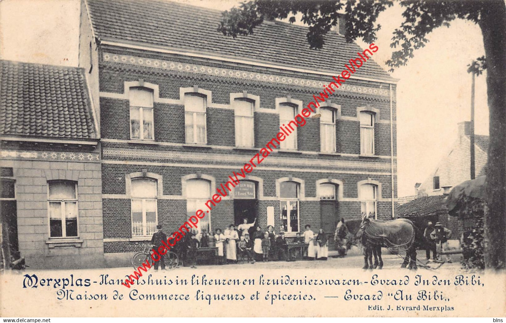 Merxplas - Handelshuis in likeuren en kruidenierswaren Evrard In den Bibi - Merksplas
