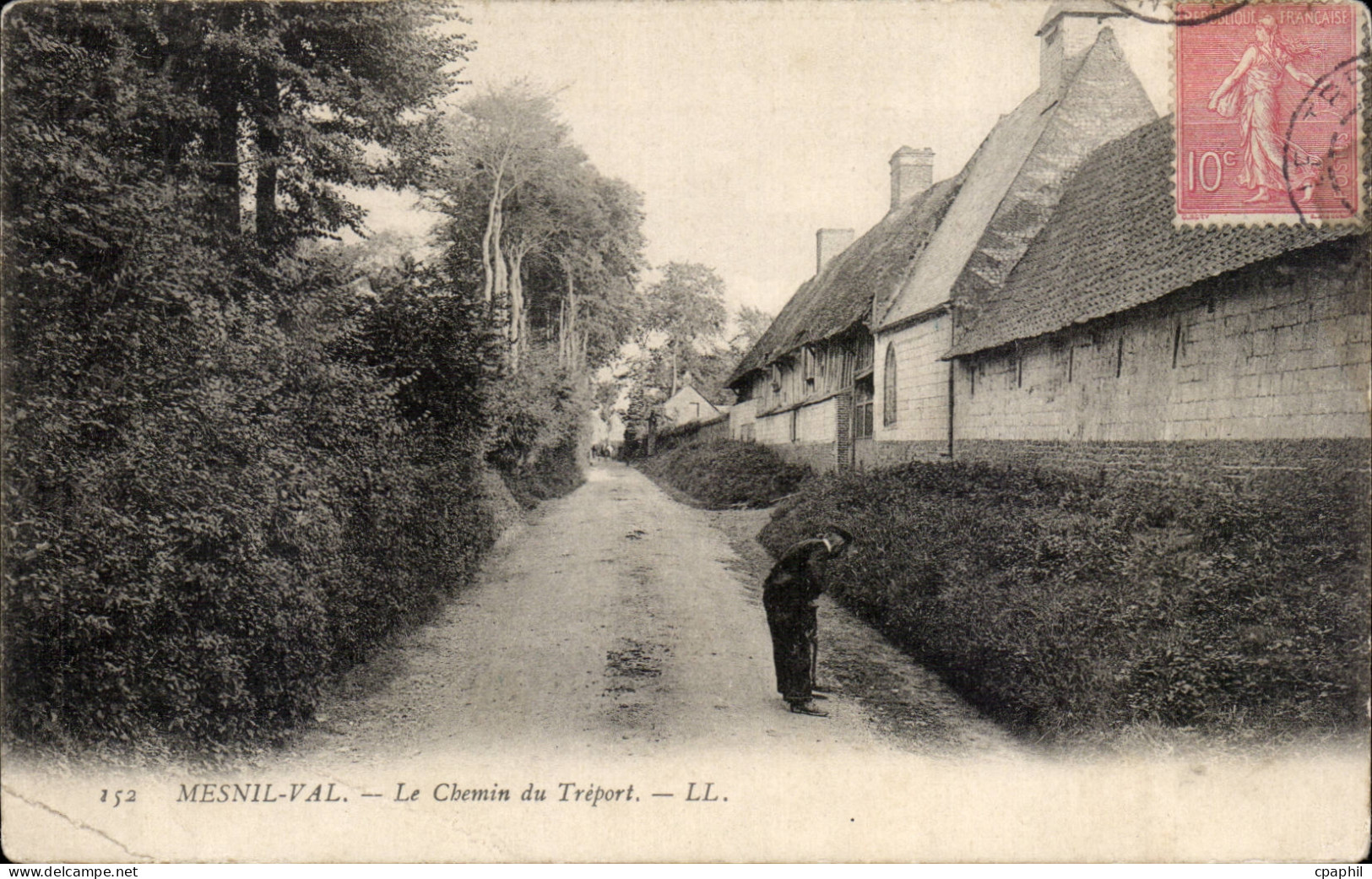 Mesnil Val - Le Chemin du Treport - CPA