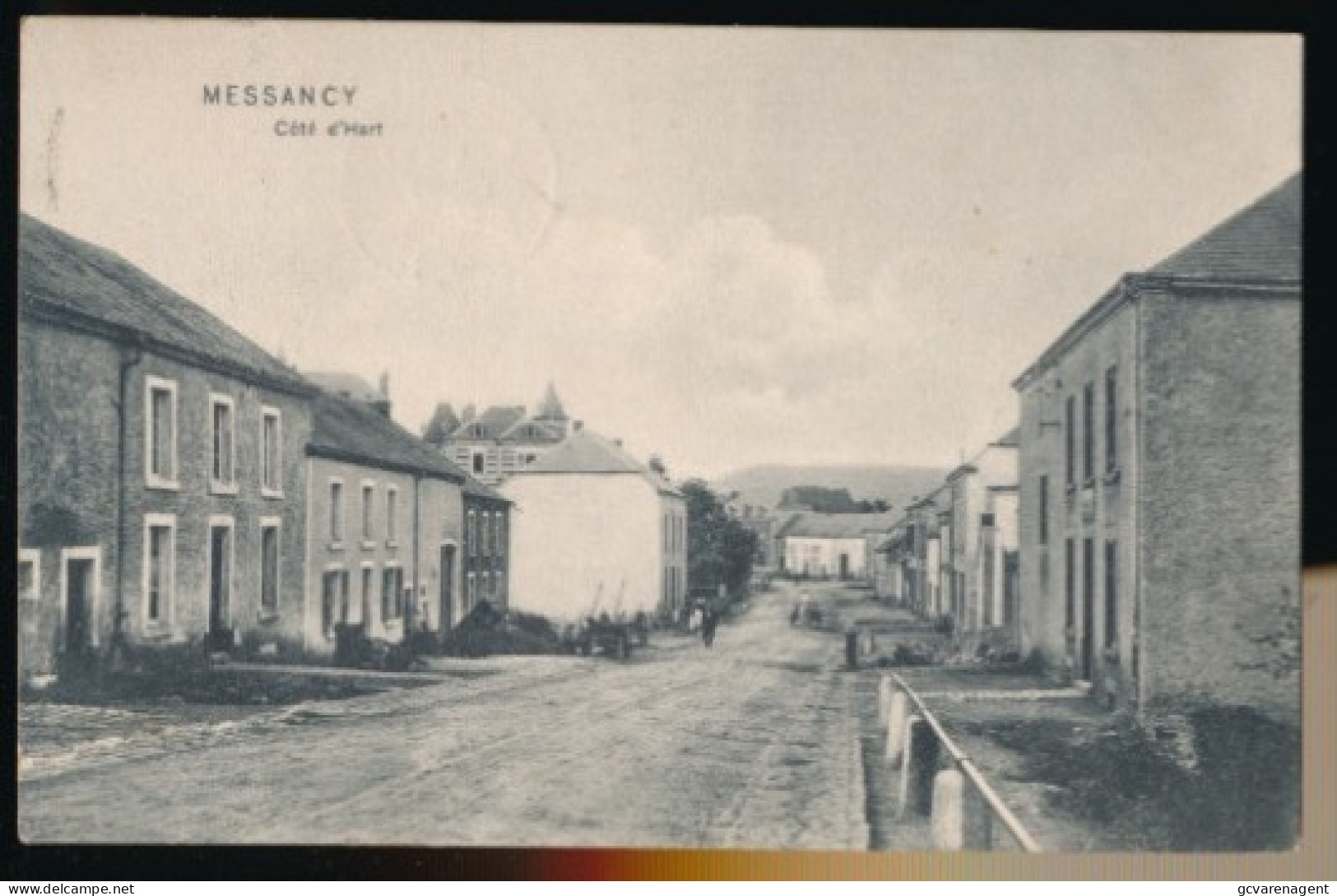 MESSANCY   COTE D'HART.  !!!!!!!!!!!! KAART HEEFT SCHEUR LINKER ZIJDE ONDERAAN