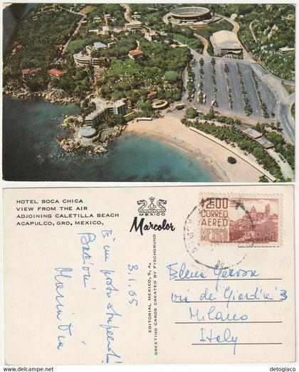 ACAPULCO - MESSICO - MEXICO - HOTEL BOCA CHICA - VIAGG. 1965 -79175-