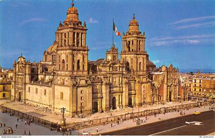 C233  Mexico Mexico City Cathedral  RPPC vintage  postcard