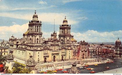 C233  Mexico Mexico City Cathedral  RPPC vintage  postcard