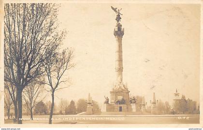 Ciudad México - Monumento a la Independencia - REAL PHOTO - FOTO POSTAL - Ed. desconocido D.72