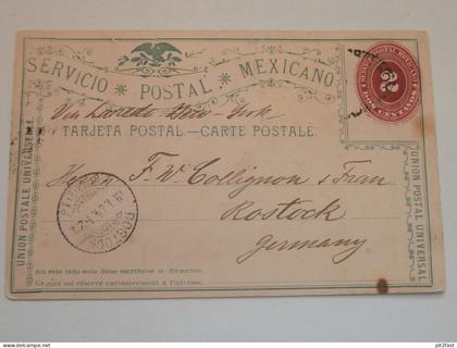 Guadalajara / Mexico , 1894 , Ansichtskarte an Theodor Collignon in Rostock , AK !!