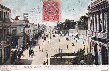 * MEXICO - Avenida Juarez 1908