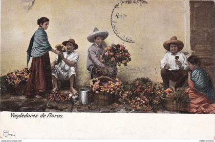 MEXICO - Vendedores de Flores
