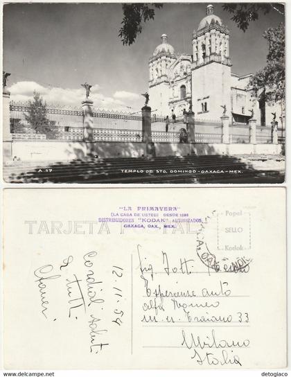 OAXACA - MESSICO - MEXICO - TEMPLO DE STO. DOMINGO - VIAGG. 1954 -79007-