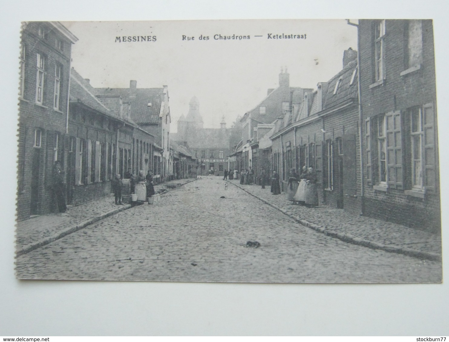 MESSINES    ,  carte postale  1916