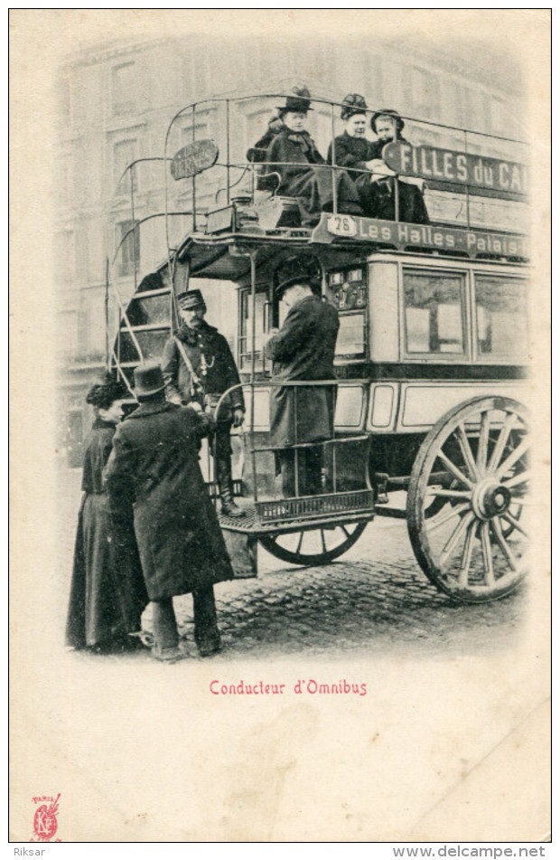 METIER DE PARIS(CONDUCTEUR D OMNIBUS)