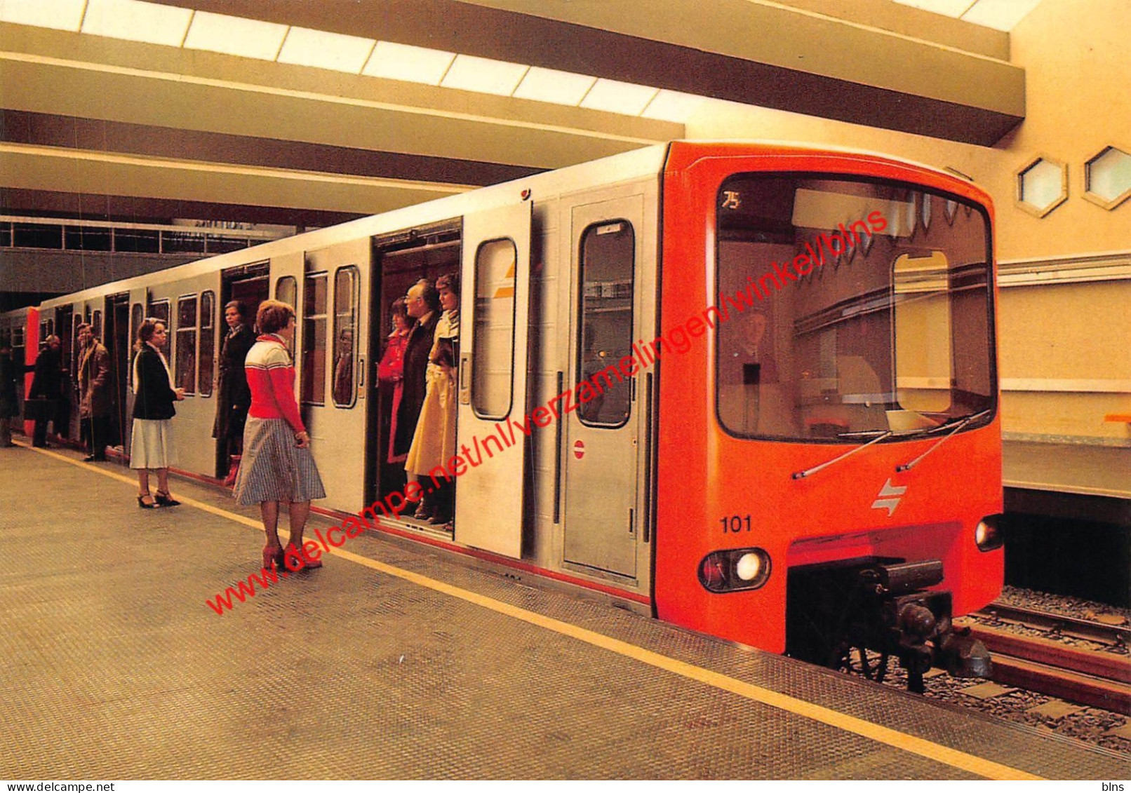 Metrostel in station Delta - Brussel Bruxelles