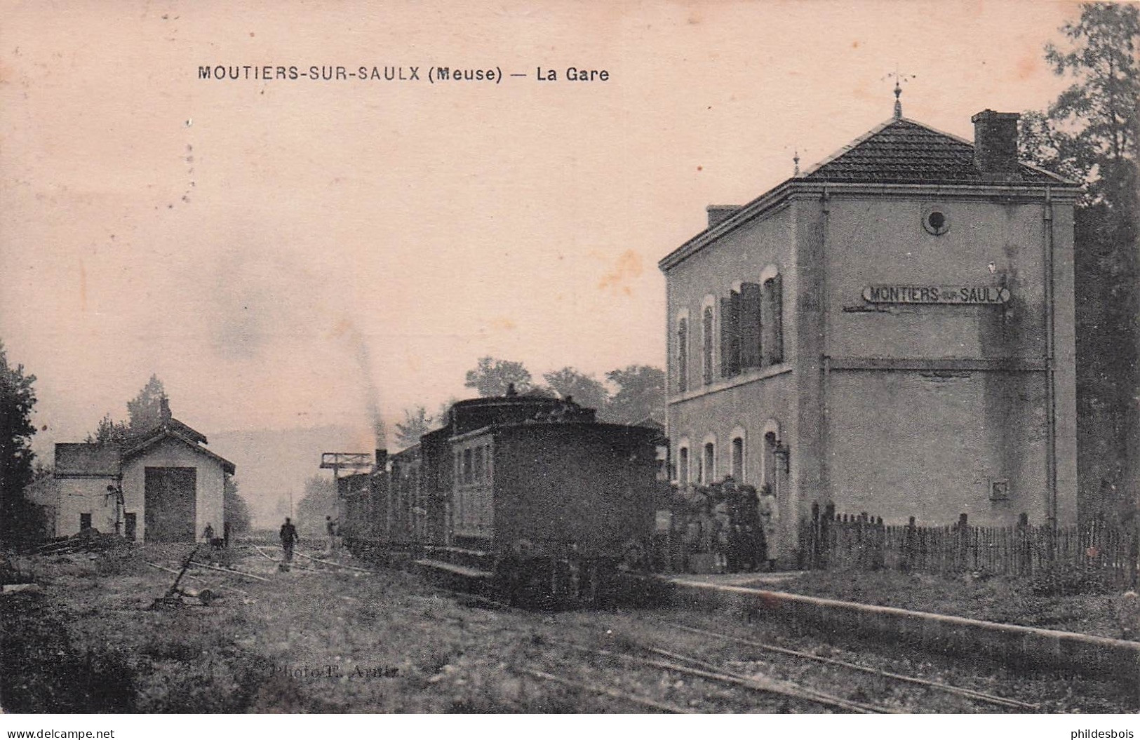 MEUSE MONTIERS SUR SAULX  la Gare