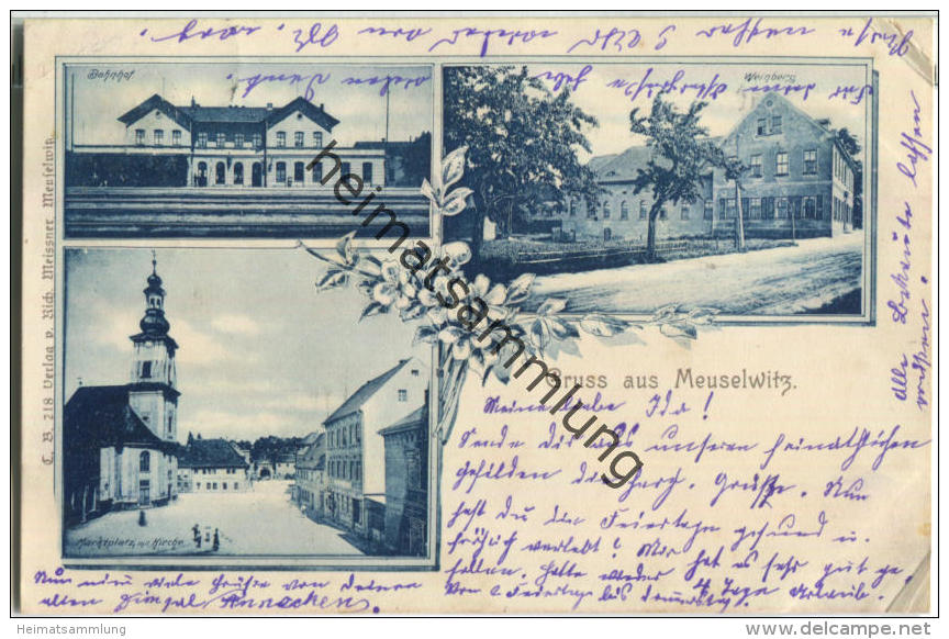 Meuselwitz - Bahnhof - Weinberg