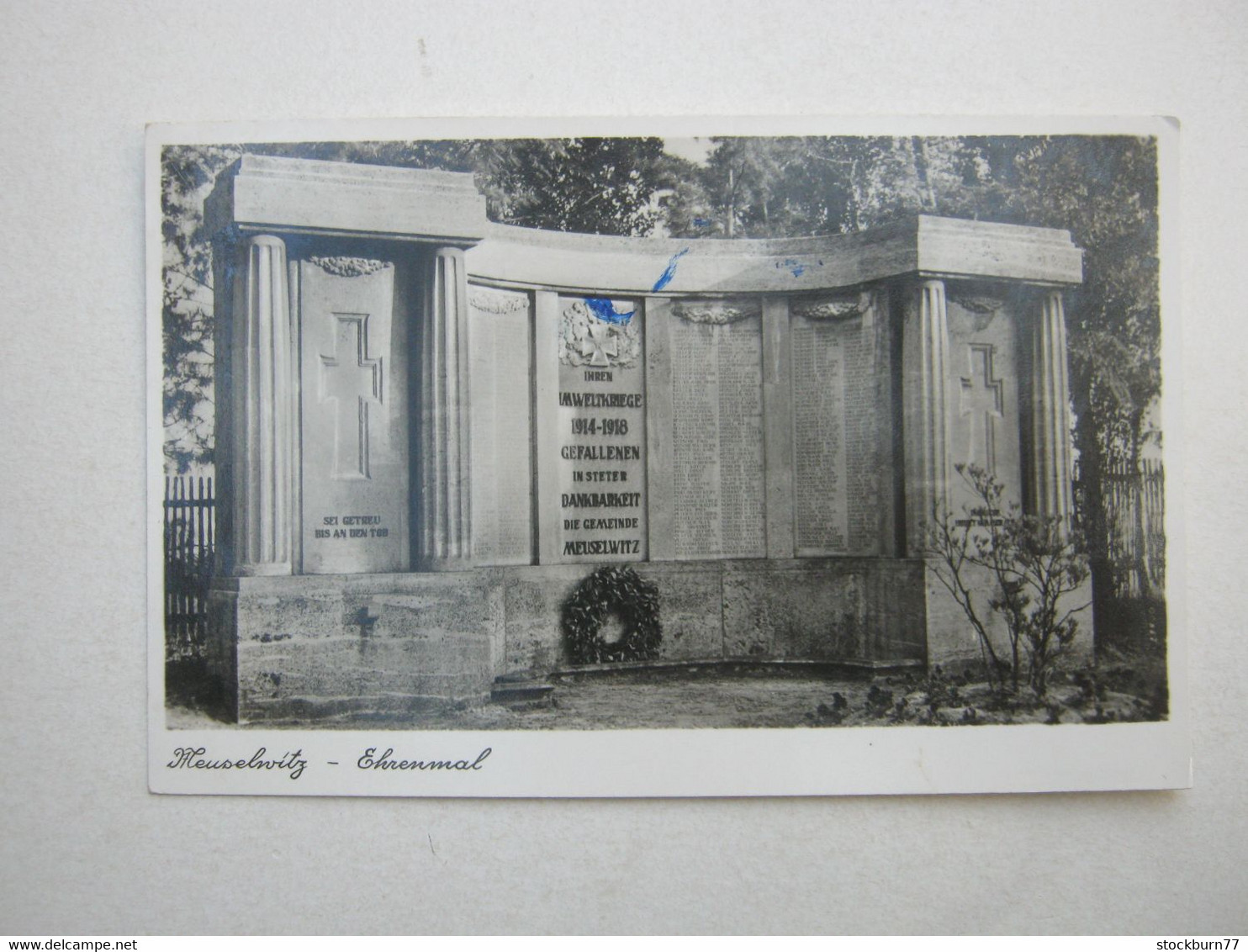 Meuselwitz ,  seltene Karte  1943