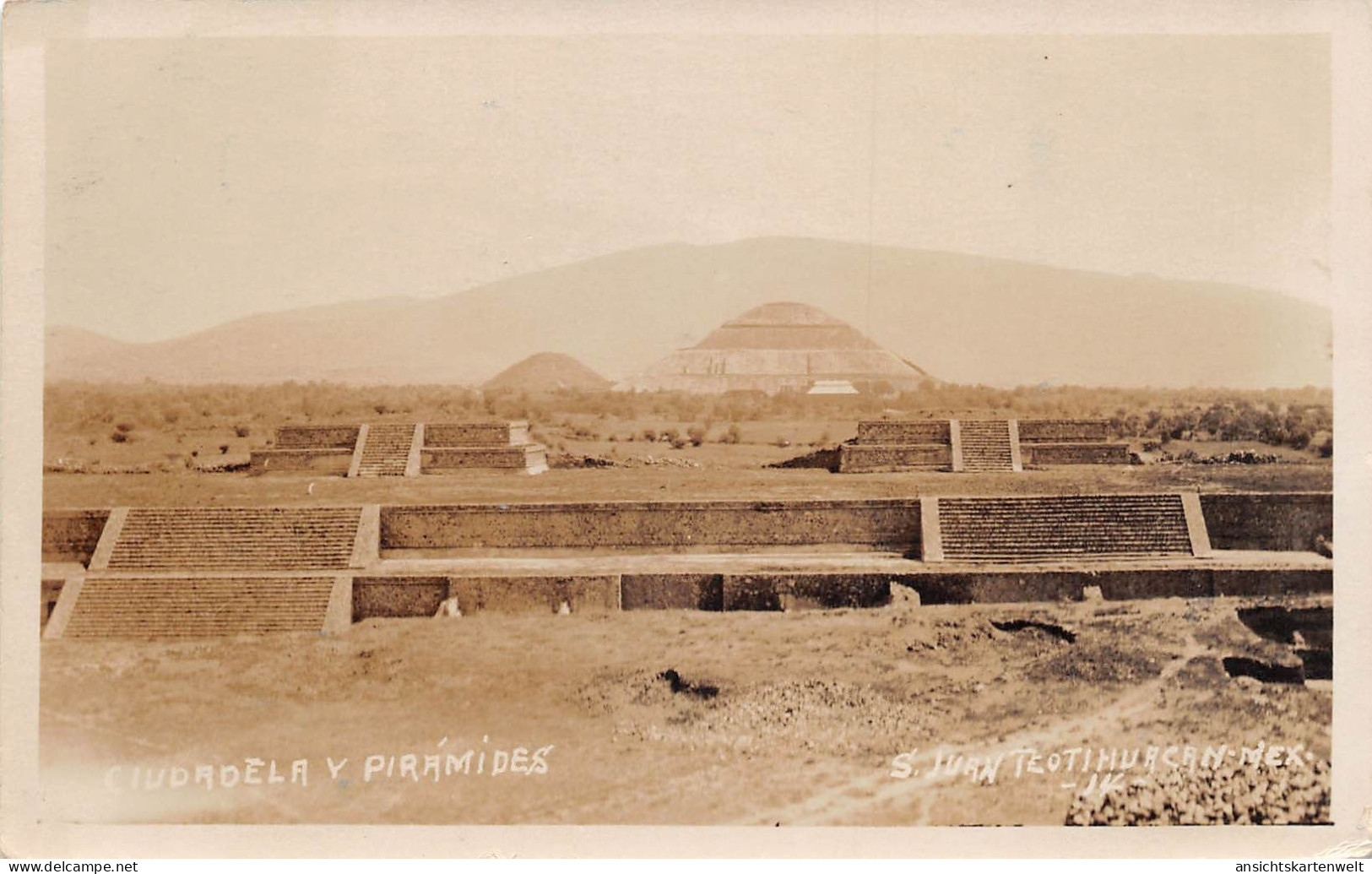 Mex Ciudadela y Piramides-San Juan Teotihuacan Fotokarte ngl #188.423