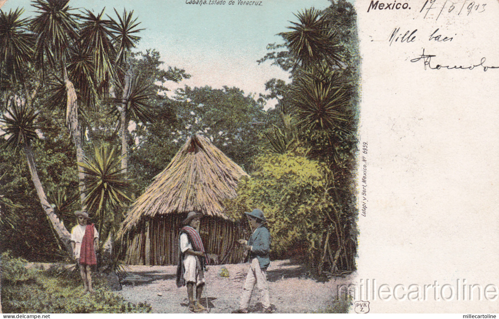 * MEXICO - Cabana - Estado de Veracruz 1903