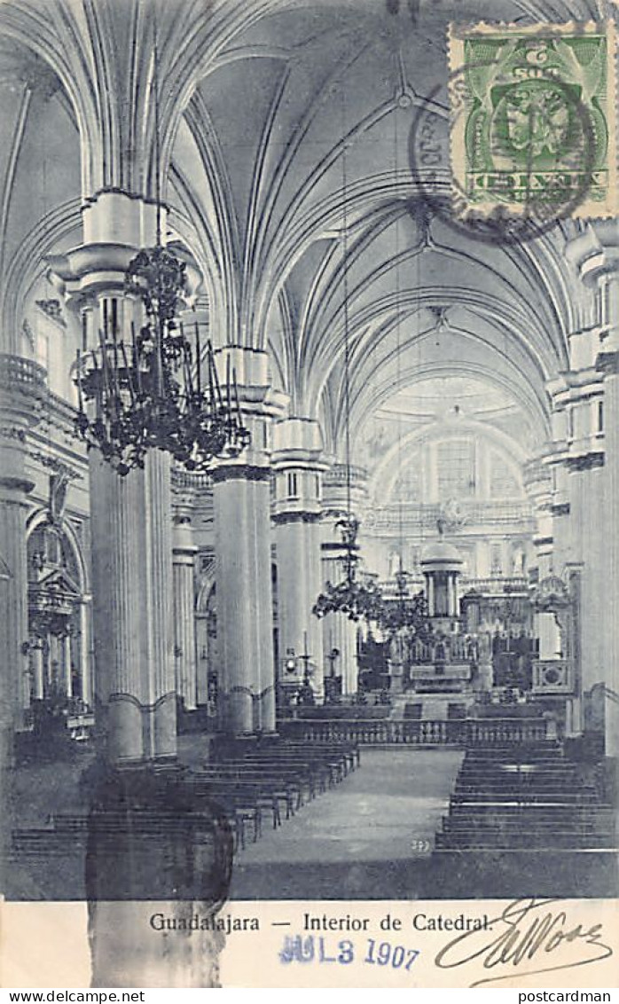 México - GUADALAJARA - Interior de la Catedral - Ed. desconocido