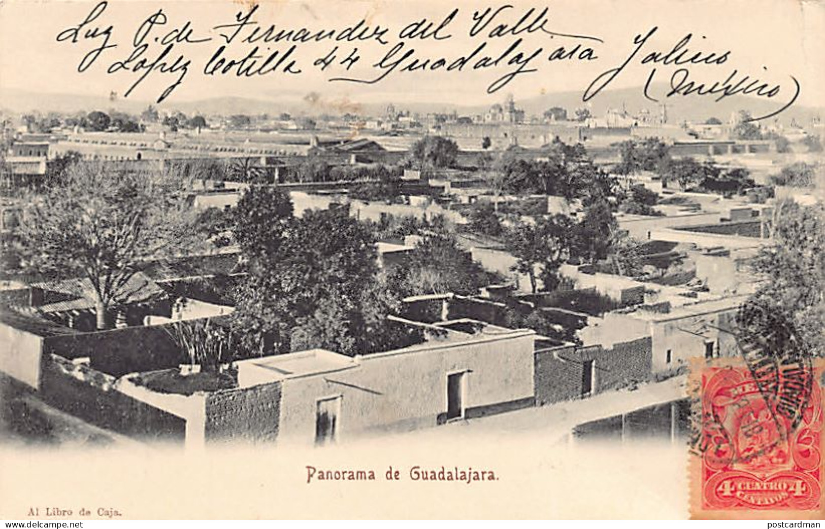 México - GUADALAJARA - Panorama - Ed. Al Libro de Caja