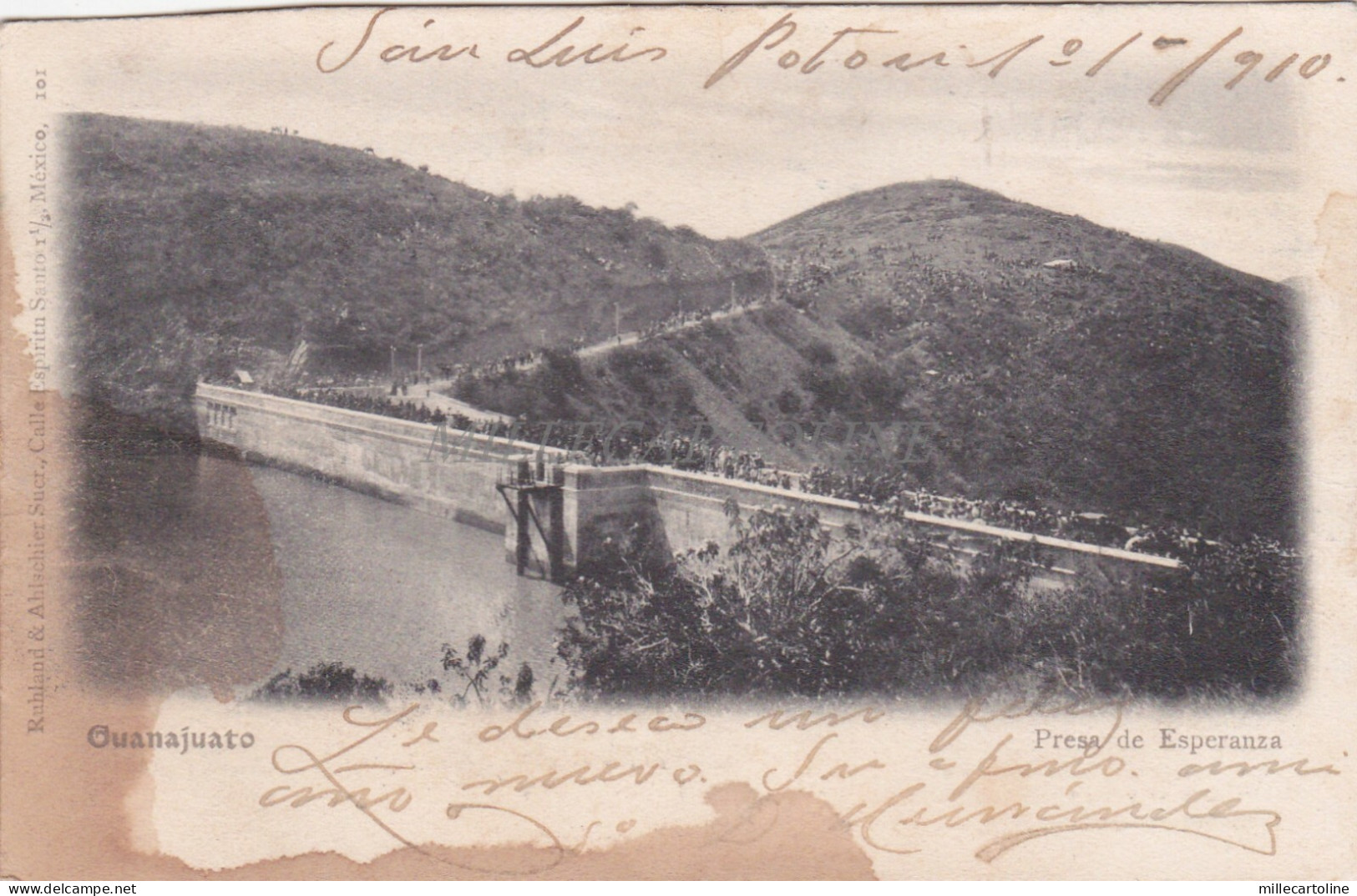 MEXICO - Guanajuato - Presa de Esperanza 1910
