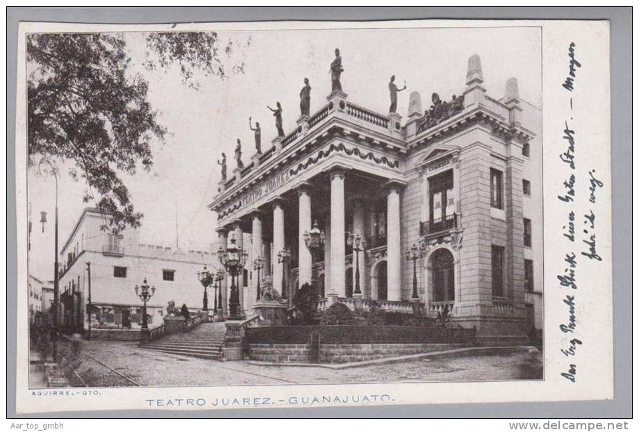 Mexico Guanajuato Teatro Juarez 1907-03-26 Foto A.Guirre