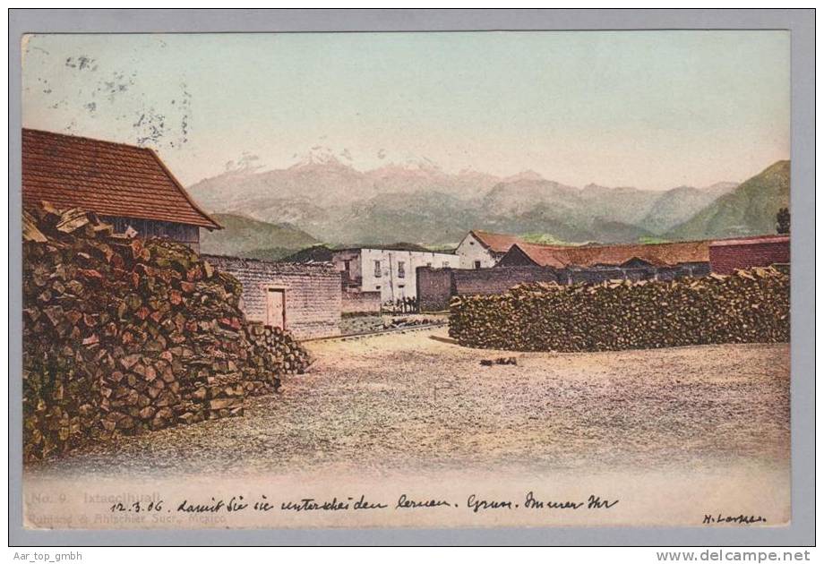 Mexico Ixtaccihuatl 1906-03-12 Foto Ruhland & Ahlschier