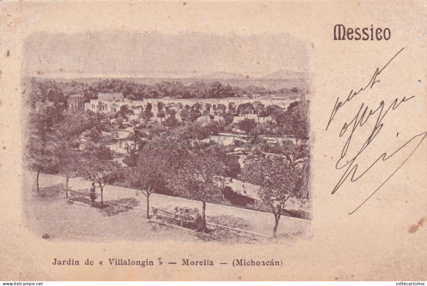 MEXICO - Jardin de "Villalongin" - Morelia