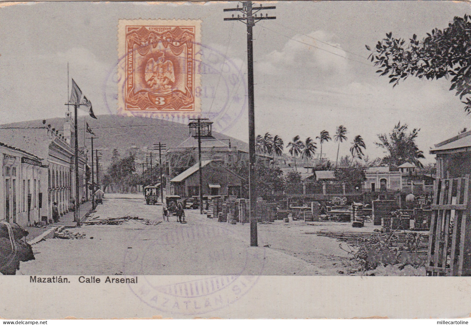 MEXICO - Mazatlan - Calle Arsenal 1911