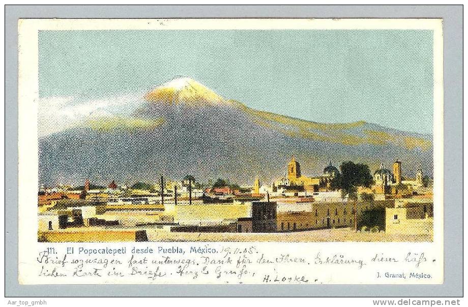 Mexico Popocatepeti 1905-11-15 Foto J.Granat