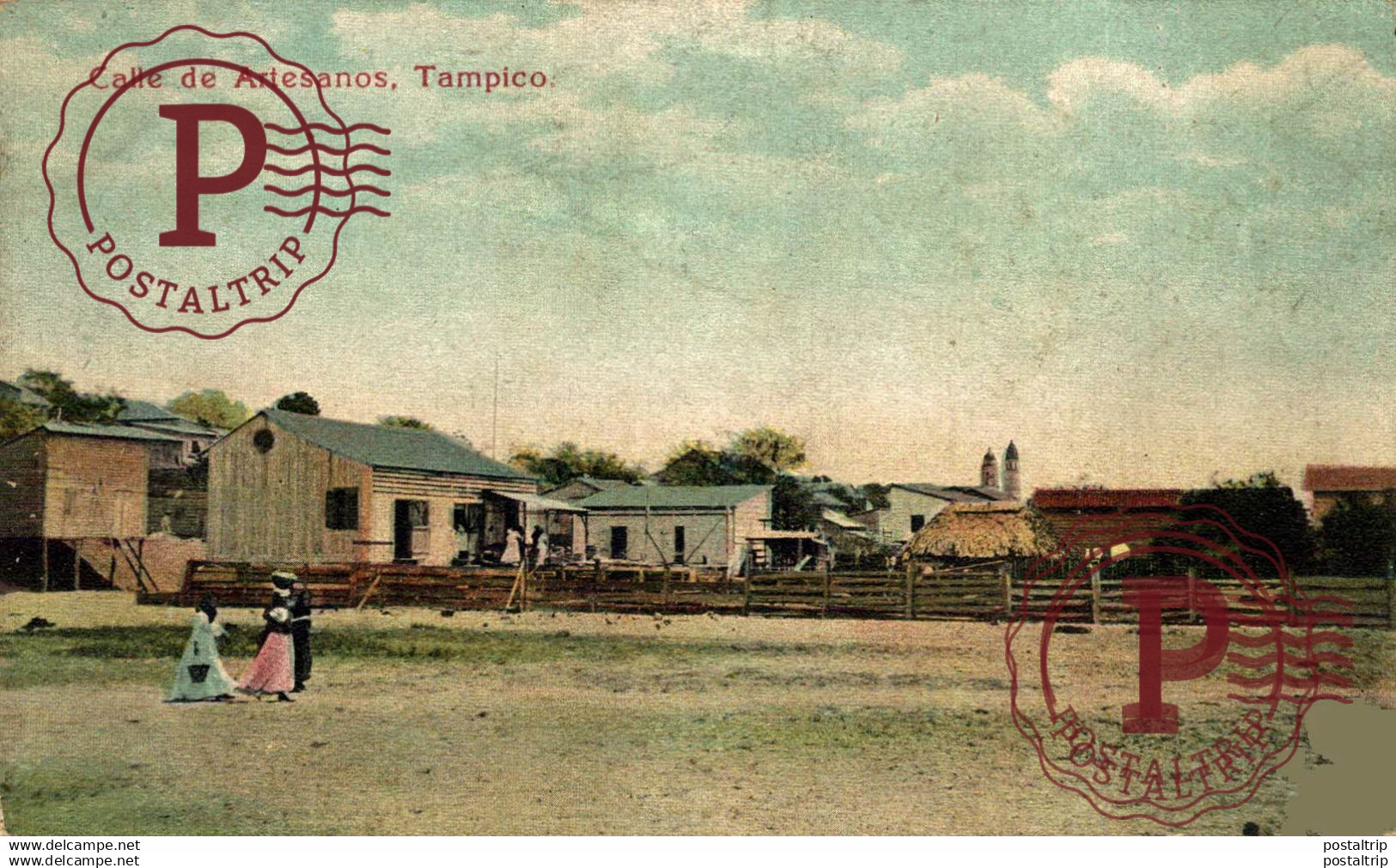 MEXICO. TAMPICO. CALLE DE ARTESANOS.