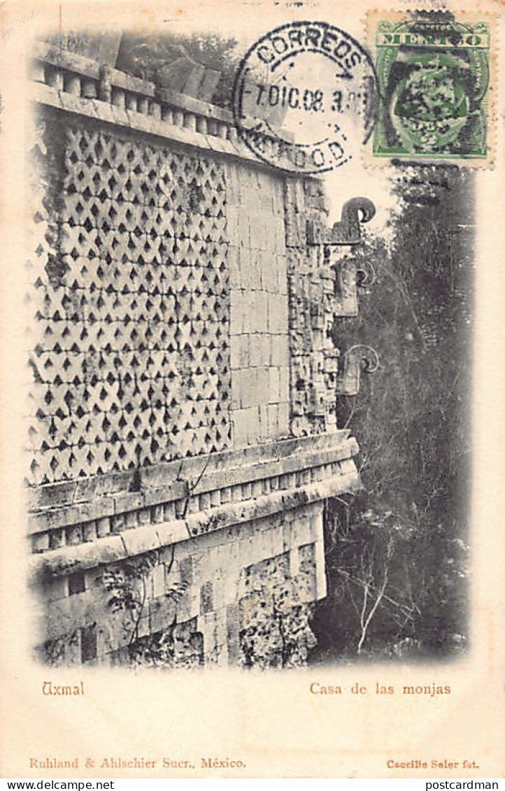 México - UXMAL - Casa de las Monjas - Ed. Ruhland & Ahlschier