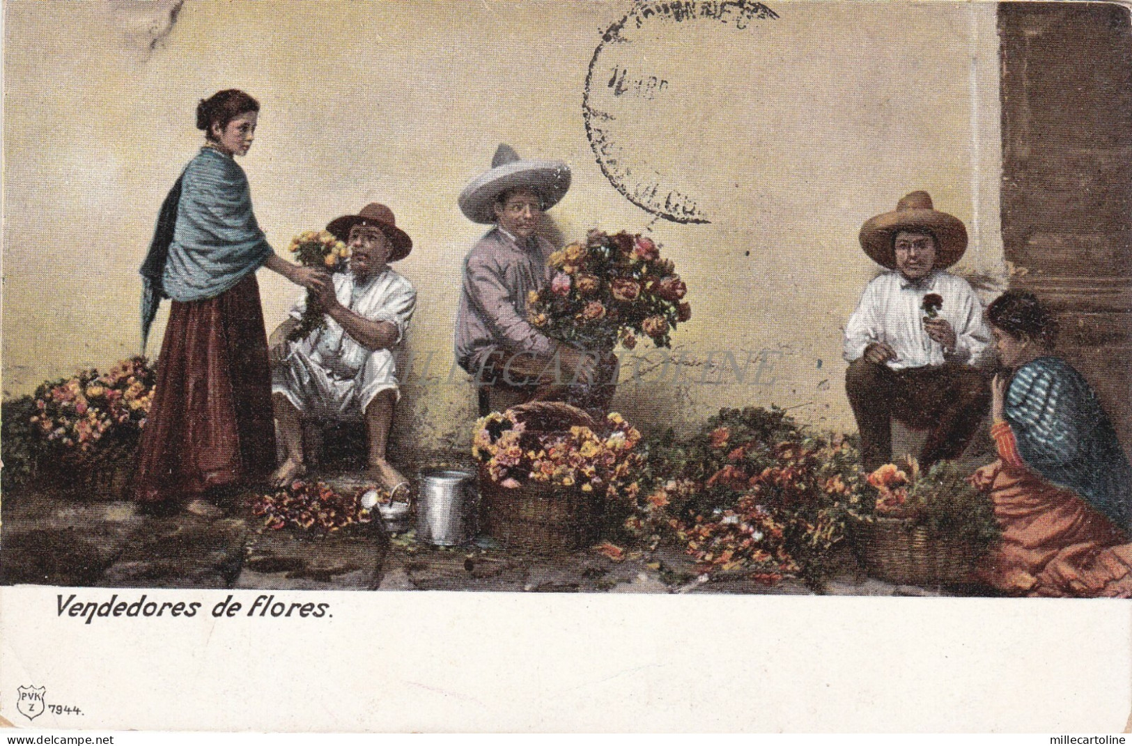 MEXICO - Vendedores de Flores