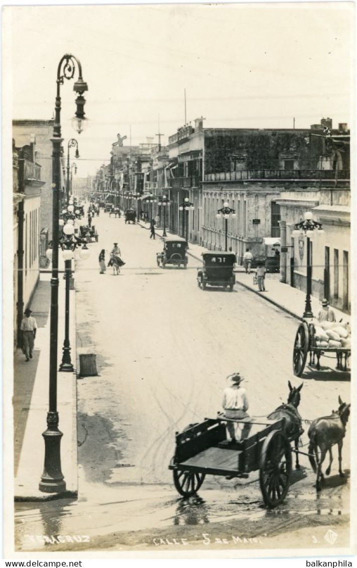 Mexico Veracruz 5 de Mayo Street